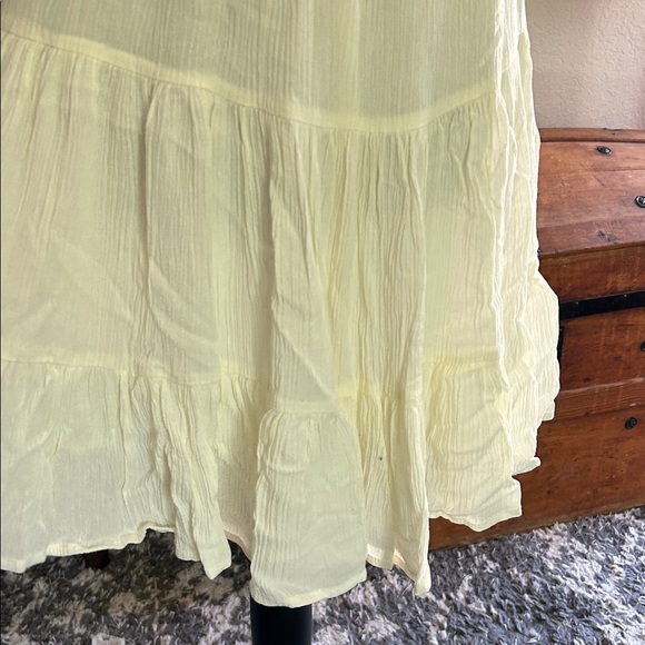 Forever 21 Cream Button-Front Mini Dress | Size M - Picture 5 of 7